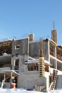 area of building