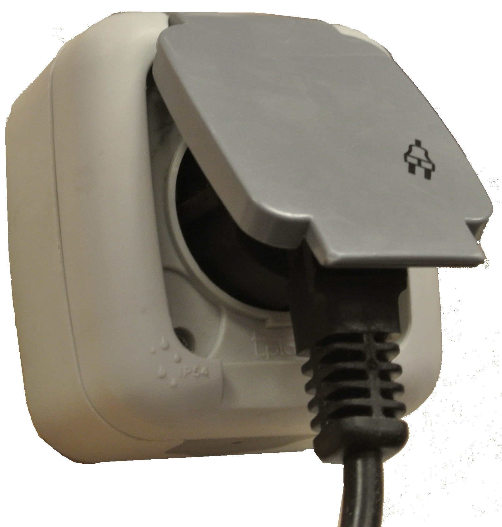 Влагозащищенная розетка открытой установки с IP 54