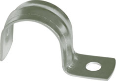 Скоба 1 лапковая d 20 мм ( для металлорукава 18 мм), упаковка 50 шт. фото