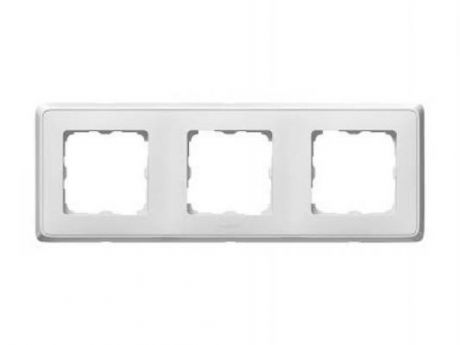 773653 Legrand Cariva Рамка 3 поста Белая фото