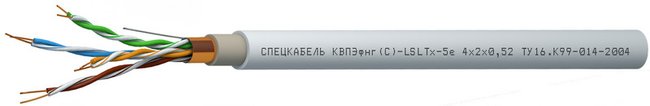 КВПЭфнг(С)-LSLTx-5е 4х2х0,52 Спецкабель фото
