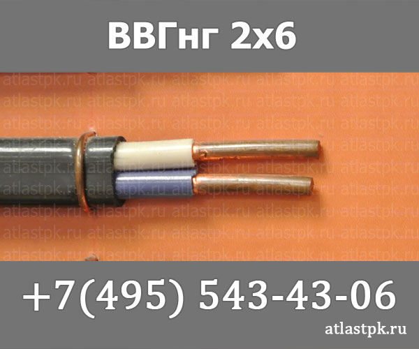 ВВГ-Пнг(А) 2 х 6 фото