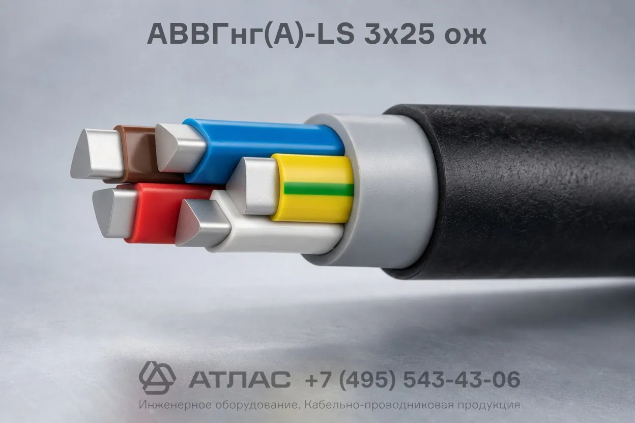 АВВГнг(А)-LS 3х25 ож фото