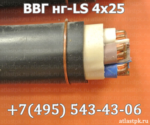 ВВГнг(А)-LS 4х25 фото