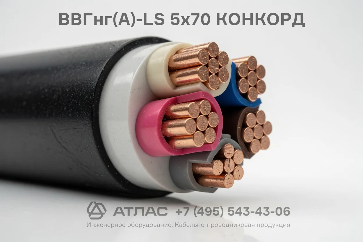 ВВГнг(А)-LS 5х70 КОНКОРД фото