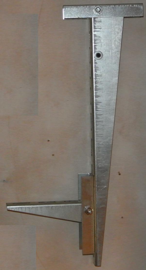 Кронштейн потолочный 80-350 100 мм фото