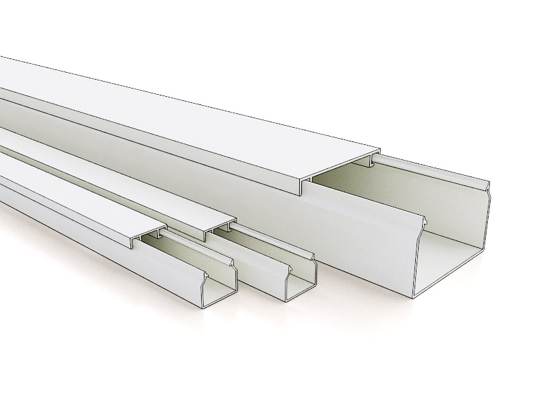 РКК-40х40 Кабель-канал "РУВИНИЛ" 40х40х2000мм белый (двойной замок), упаковка 30 м фото