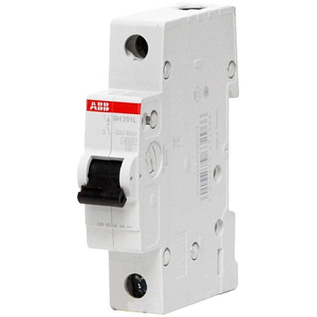 Автоматический выключатель ABB SH201L 1-полюсный 63А (тип С) 4,5kA 2CDS241001R0634 фото