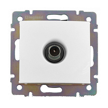 ТВ розетка - Valena - проходная - 14 дБ - 2400 МГц - белый - арт. 774431 фото