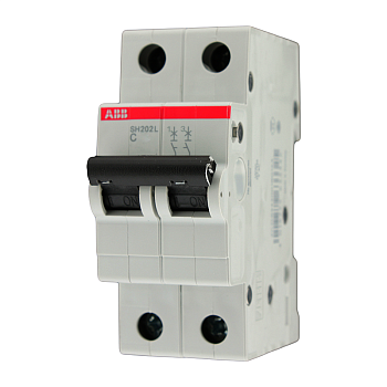 Автоматический выключатель ABB SH202L 2-полюсный 25А (тип С) 4,5kA 2CDS242001R0254 фото