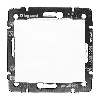 Переключатель на два направления - Valena - 10 A - 250 В~ - белый - арт. 774406 фото