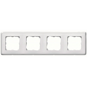 773654 Legrand Cariva Рамка 4 поста Белая фото