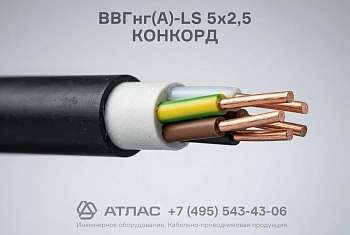 ВВГнг(А)-LS 5х2,5 КОНКОРД фото