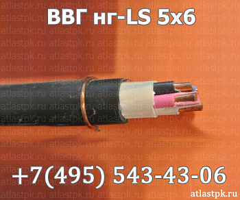 ВВГнг(А)-LS 5х6 фото