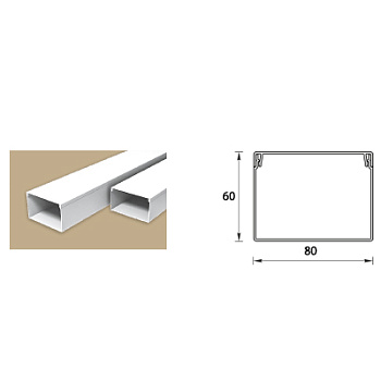 Короб 80х60, упаковка 20 м фото